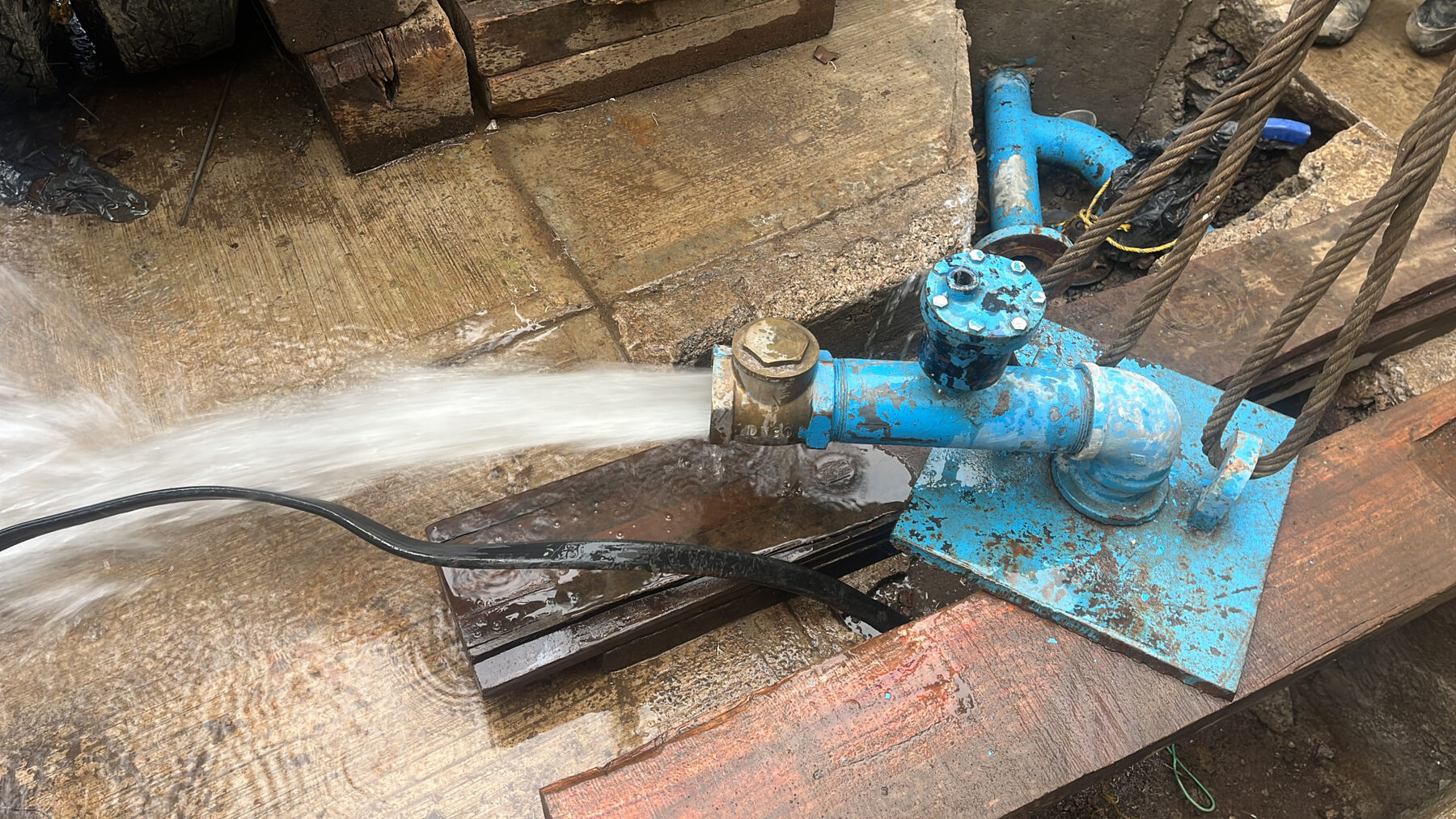 Rehabilitación y limpieza de pozo de agua